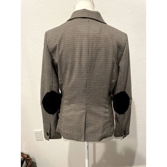 Black and White Houndstooth Blazer - Picture 3 of 6